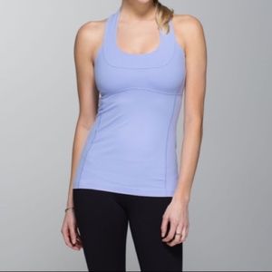Lululemon Scoop Neck Tank Periwinkle Sz 10